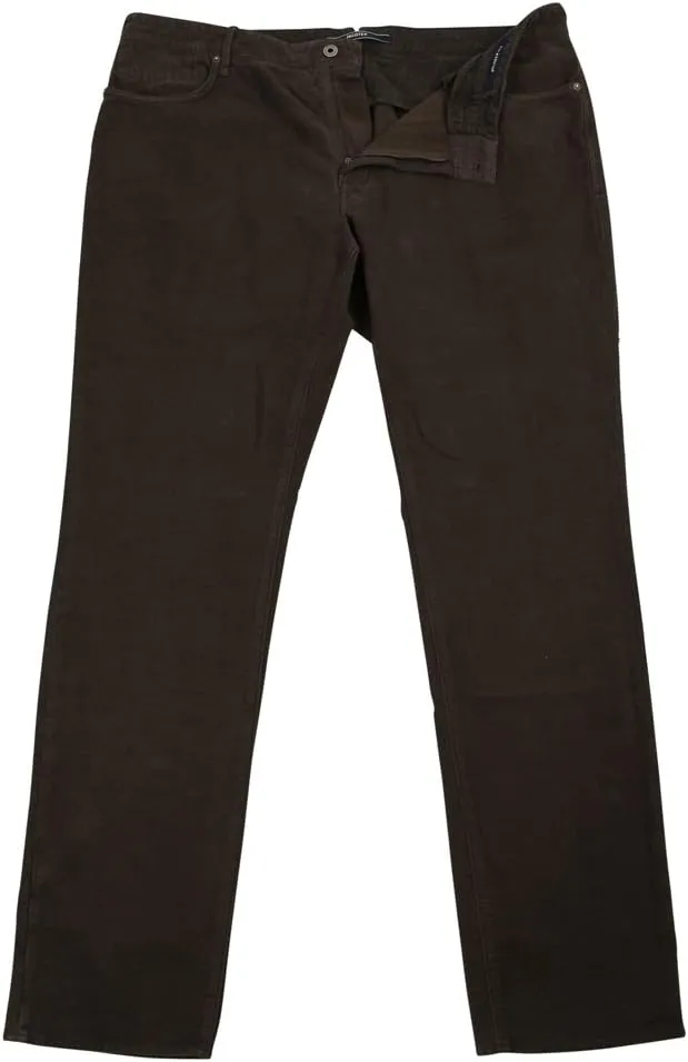 Incotex Brown Solid Pants - Slim