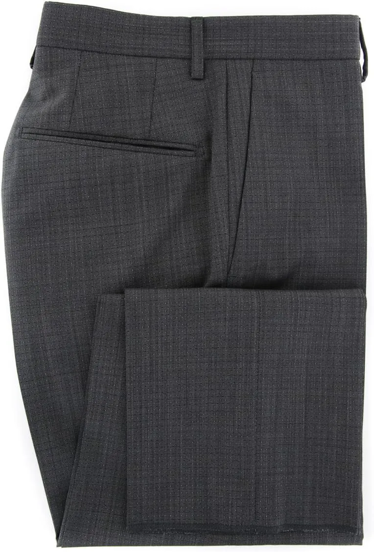 Incotex Dark Gray Solid Pants - Slim