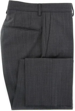 Incotex Dark Gray Solid Pants - Slim