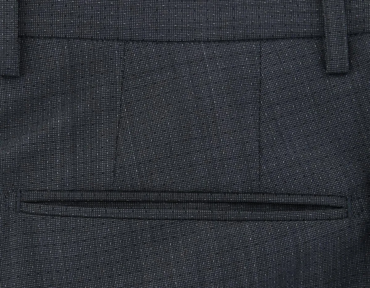 Incotex Dark Gray Solid Pants - Slim