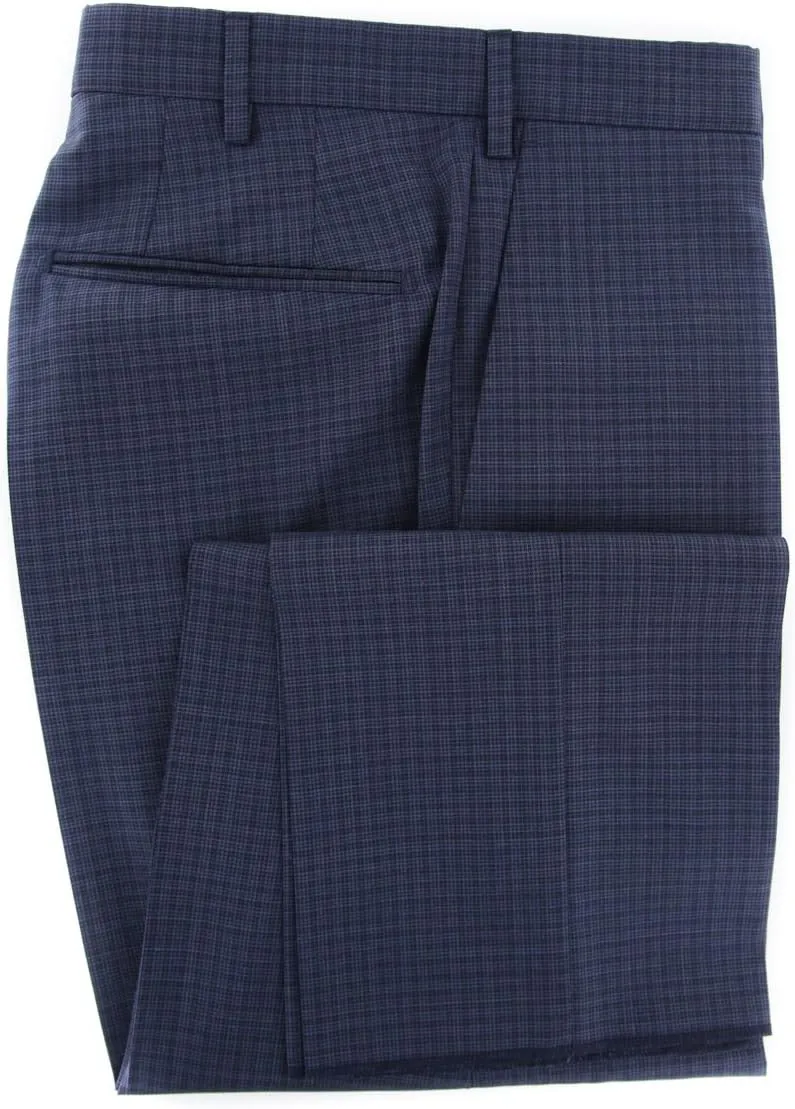Incotex Navy Blue Fancy Pants - Slim