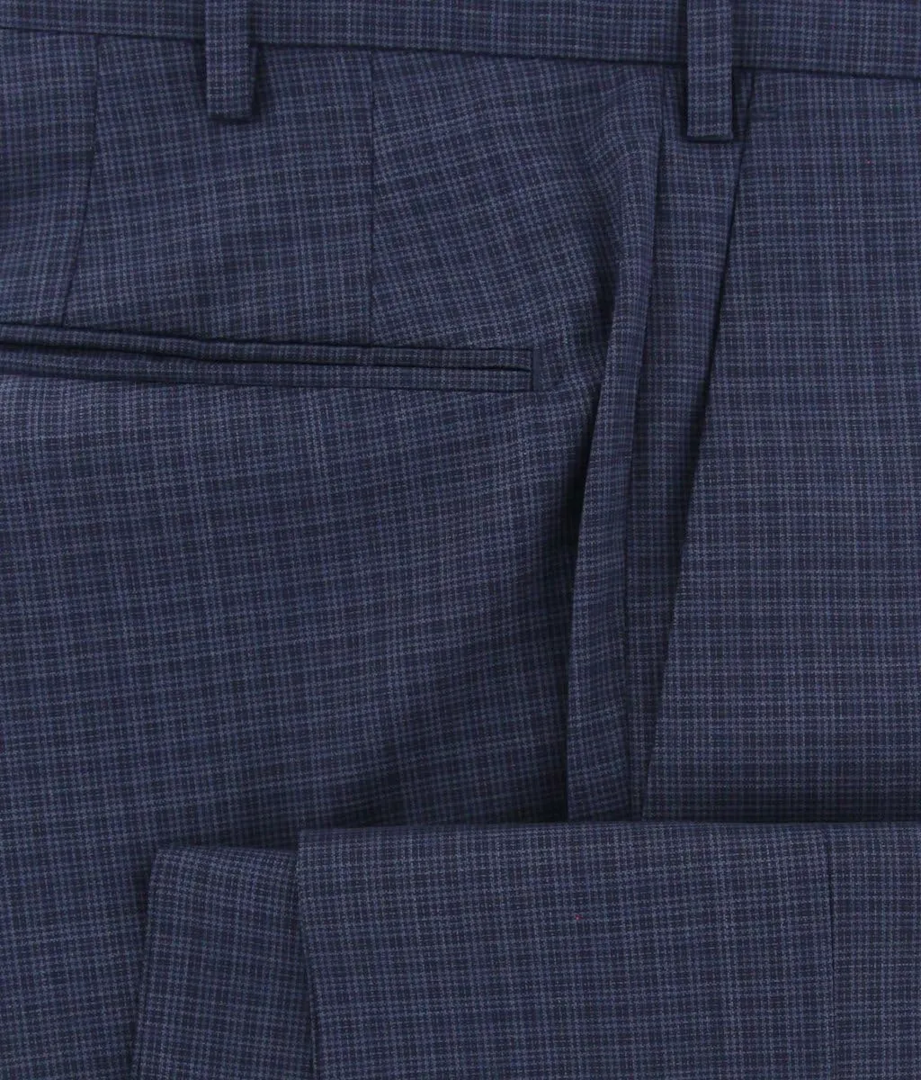 Incotex Navy Blue Fancy Pants - Slim