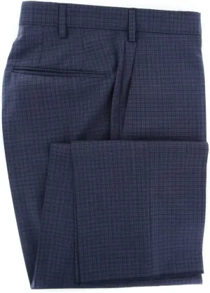 Incotex Navy Blue Fancy Pants - Slim
