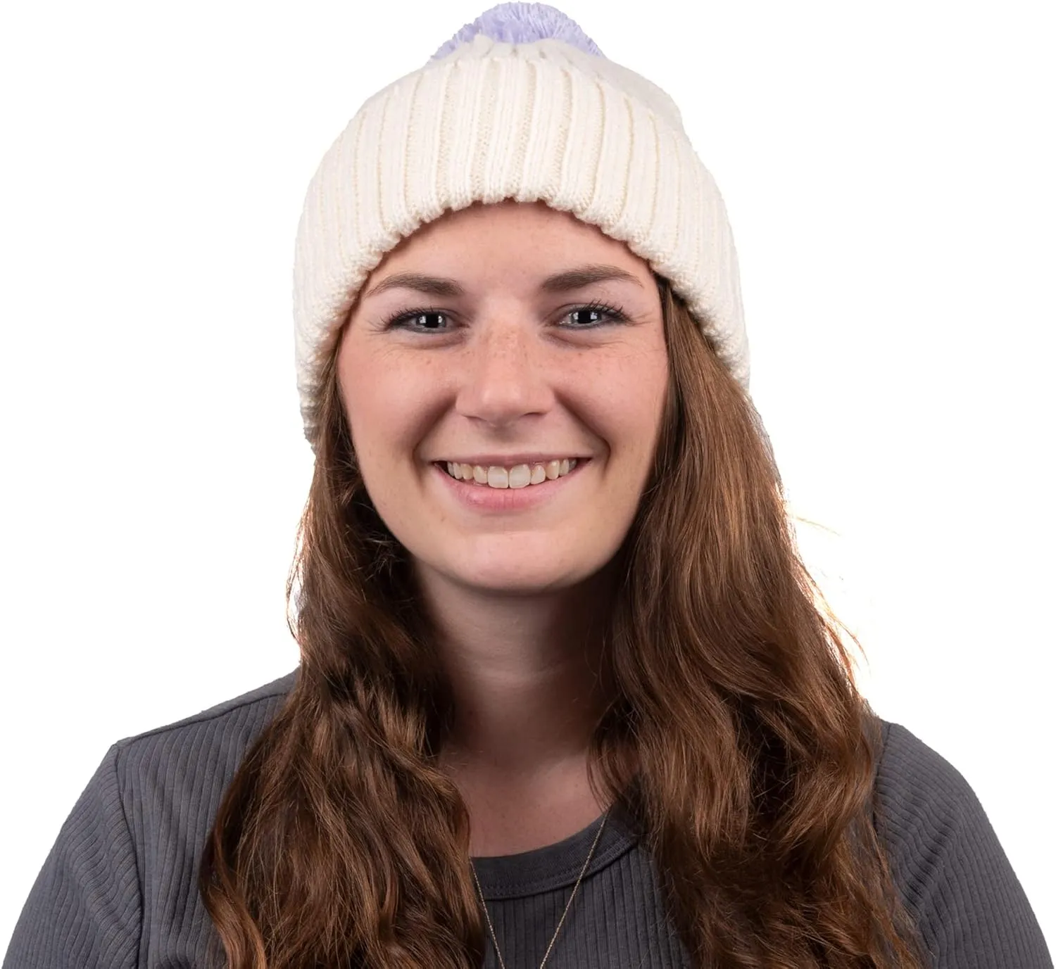 isotoner Women's Standard Water Repellent Cold Weather Soft Cozy Knit Hat with Yarn Pom