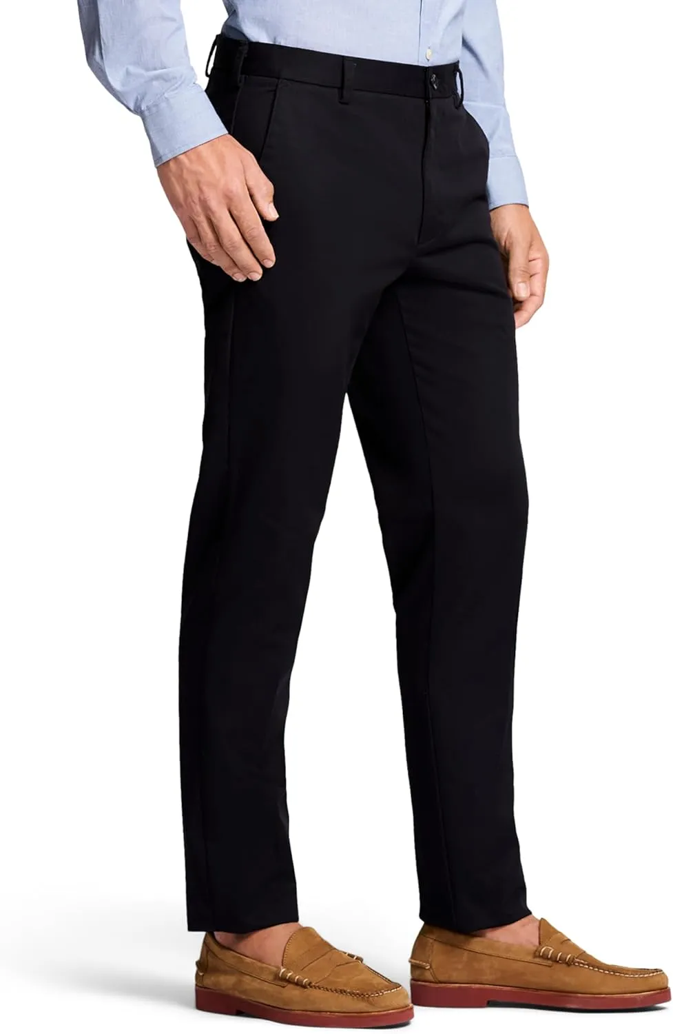 IZOD Men's American Chino Flat Front Slim Fit Pant