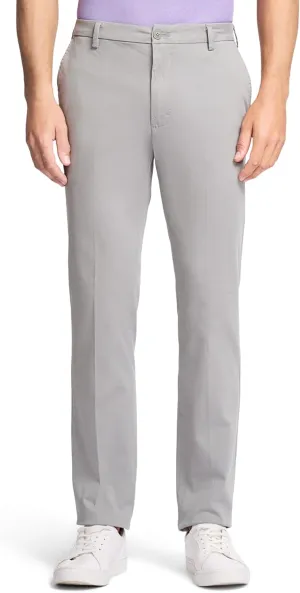 IZOD Men's Saltwater Stretch Flat Front Straight Fit Chino Pant