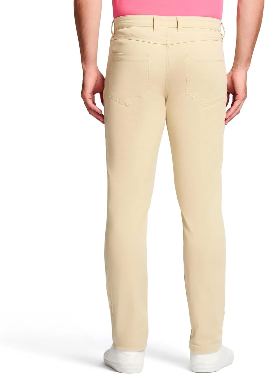 IZOD Men's Saltwater Stretch Twill 5 Pocket Straight Fit Chino Pant