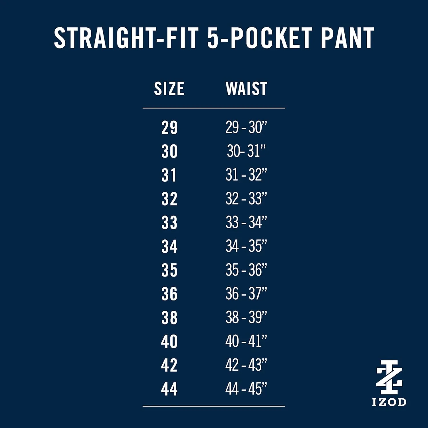 IZOD Men's Saltwater Stretch Twill 5 Pocket Straight Fit Chino Pant