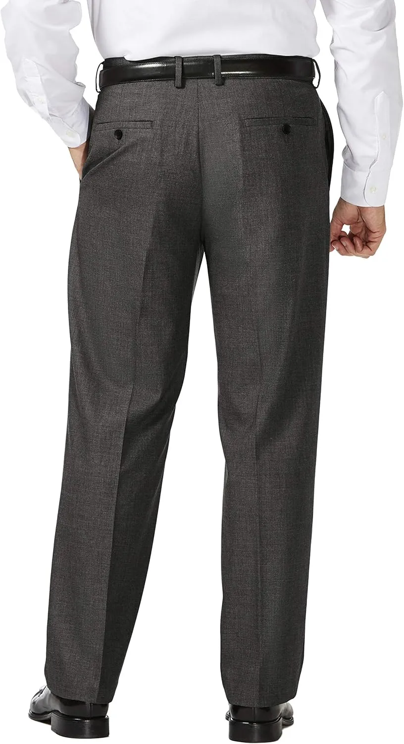 J.M. Haggar Men's Classic Fit Flat Front Dress Pant-Regular and Big & Tall Sizes