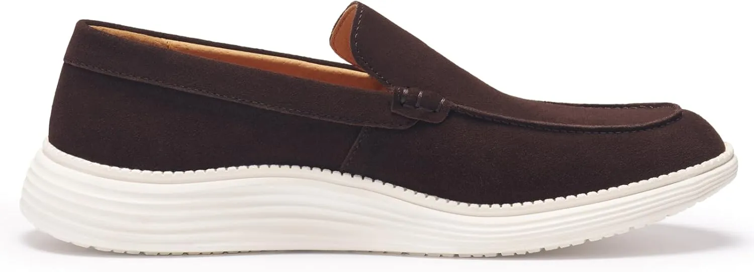Journey West Men's Comfort Casual Slip-on Suede Leather Loafers Shoes for Men
