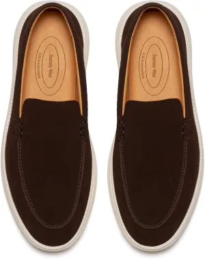 Journey West Men's Comfort Casual Slip-on Suede Leather Loafers Shoes for Men