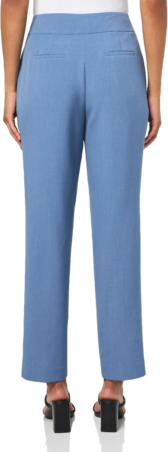 Kasper Women's Flat Front Slim Pant