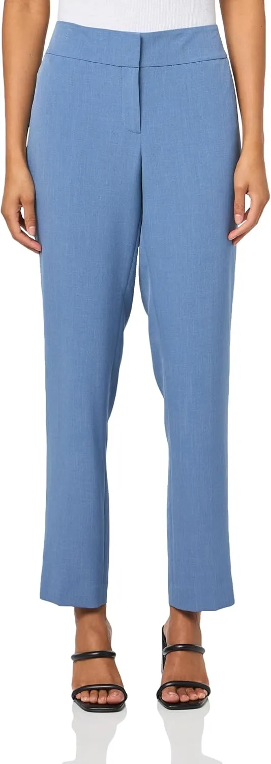 Kasper Women's Flat Front Slim Pant