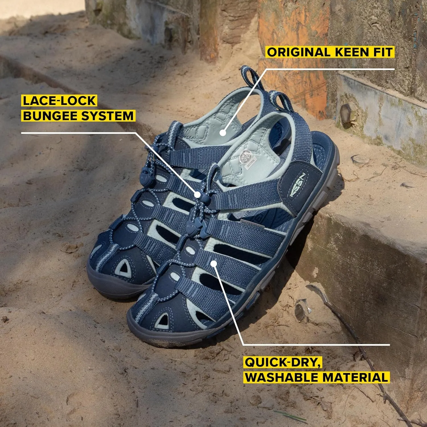 KEEN Women's Clearwater CNX Leather Sandal