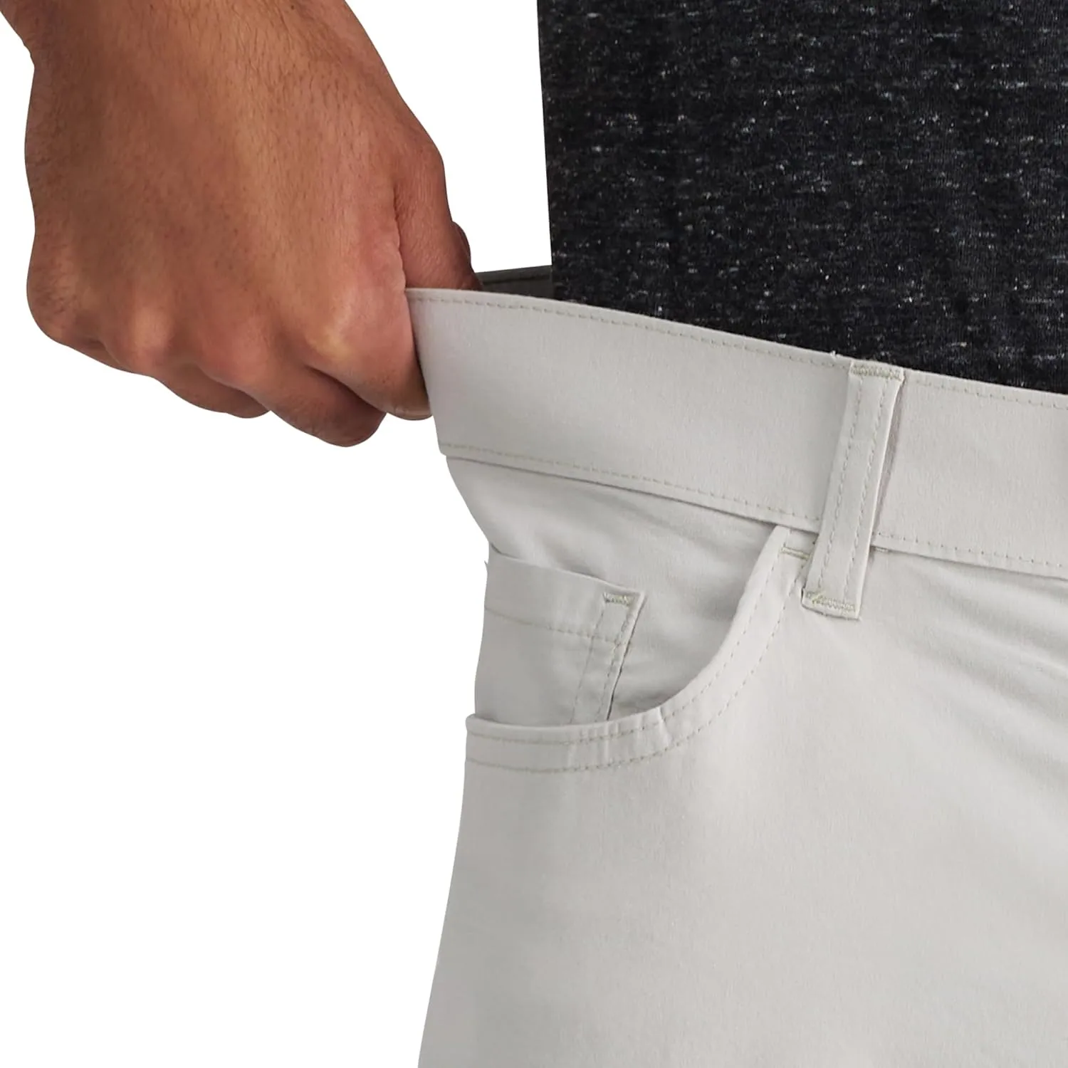 Kenneth Cole REACTION Men's Flex Waist Slim Fit 5 Pocket Casual Pant-Regular and Big and Tall