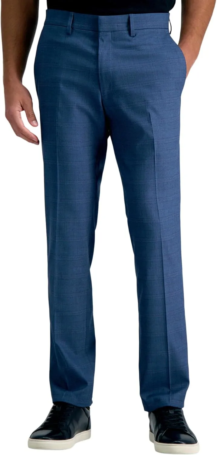 Kenneth Cole REACTION Men's Premium Flex Slim Fit Dress Pant-Patterns and Solids