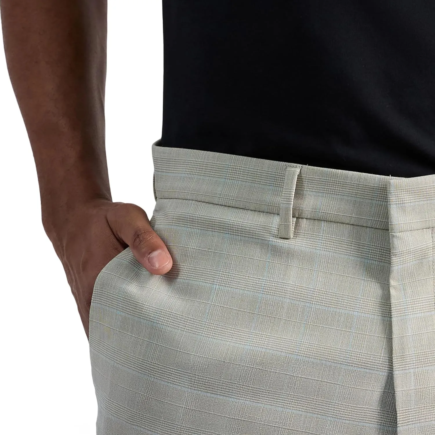 Kenneth Cole REACTION Men's Premium Flex Slim Fit Dress Pant-Patterns and Solids