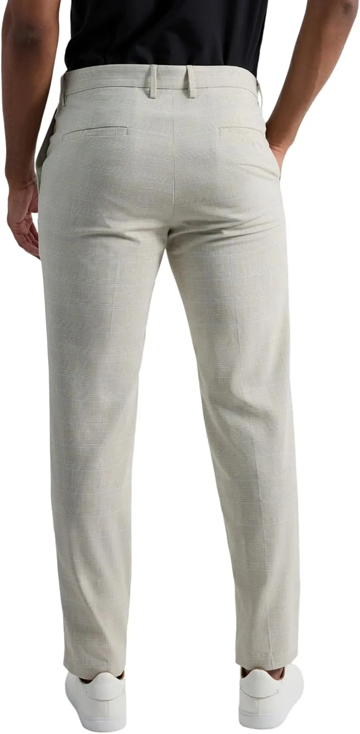 Kenneth Cole REACTION Men's Premium Flex Slim Fit Dress Pant-Patterns and Solids