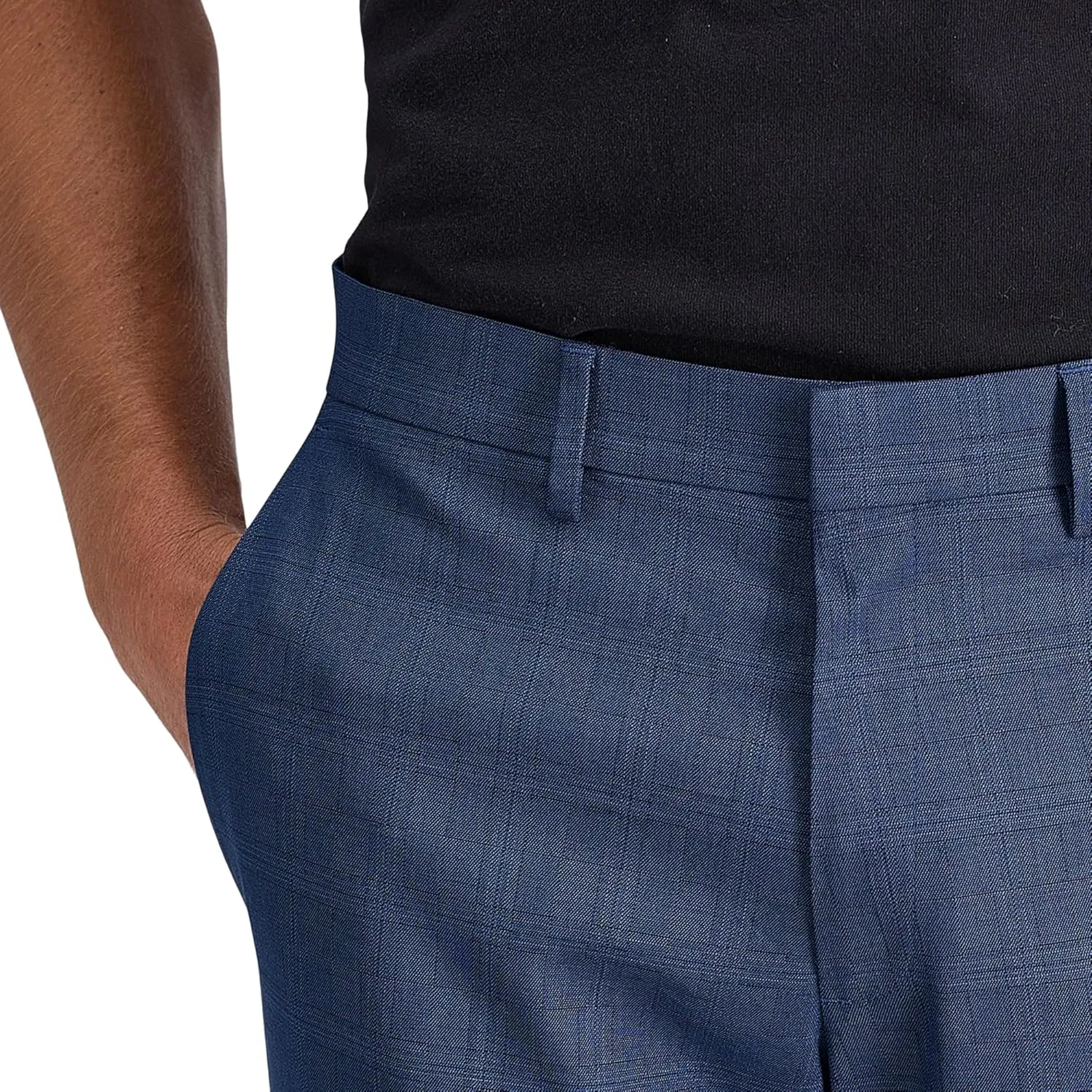 Kenneth Cole REACTION Men's Premium Flex Slim Fit Dress Pant-Patterns and Solids