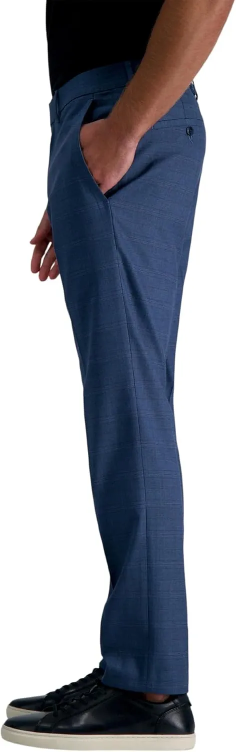 Kenneth Cole REACTION Men's Premium Flex Slim Fit Plaid Fabric Dress Pant