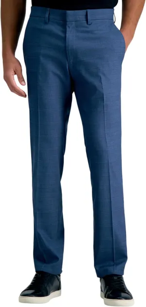 Kenneth Cole REACTION Men's Premium Flex Slim Fit Plaid Fabric Dress Pant
