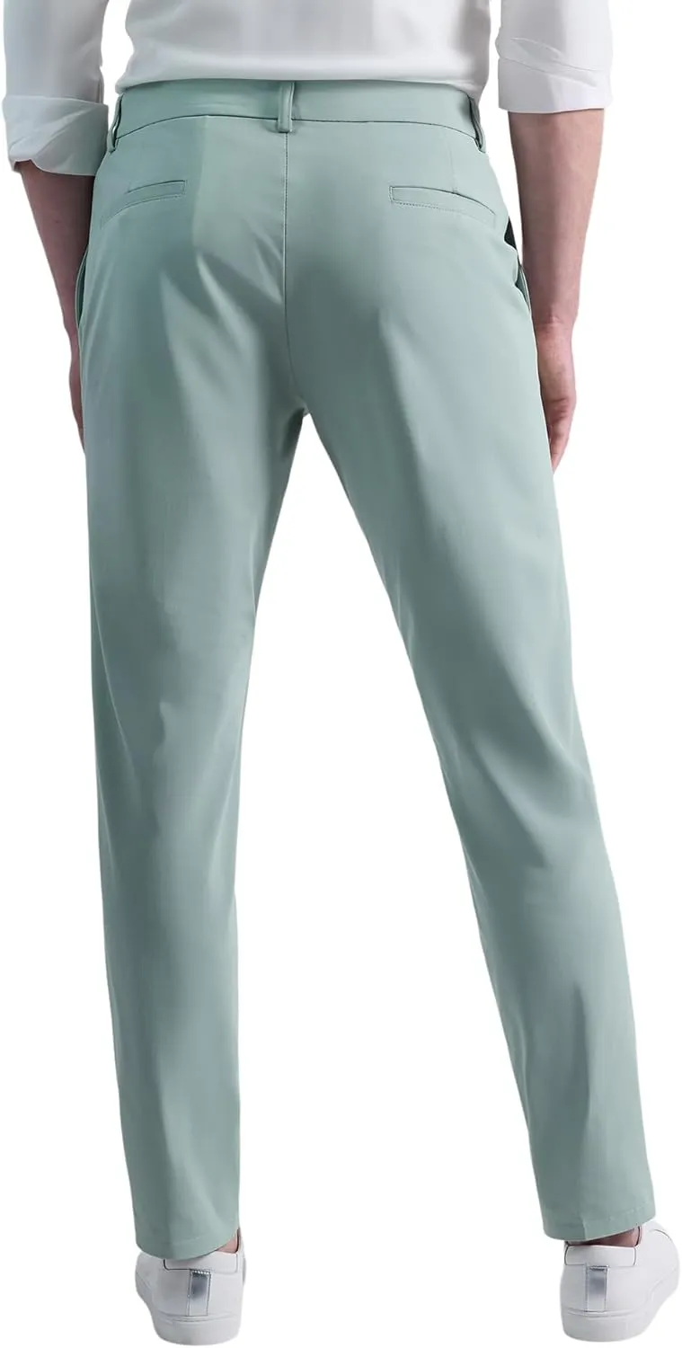 Kenneth Cole REACTION Men's Slim Fit Technicole Stretch Performance Casual Pant