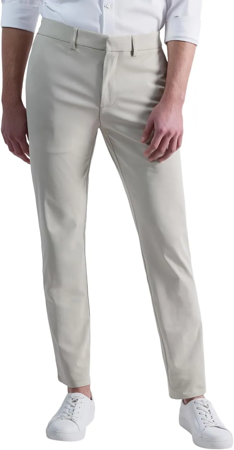 Kenneth Cole REACTION Men's Slim Fit Technicole Stretch Performance Casual Pant
