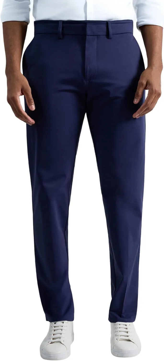 Kenneth Cole REACTION Men's Slim Fit Technicole Stretch Performance Casual Pant