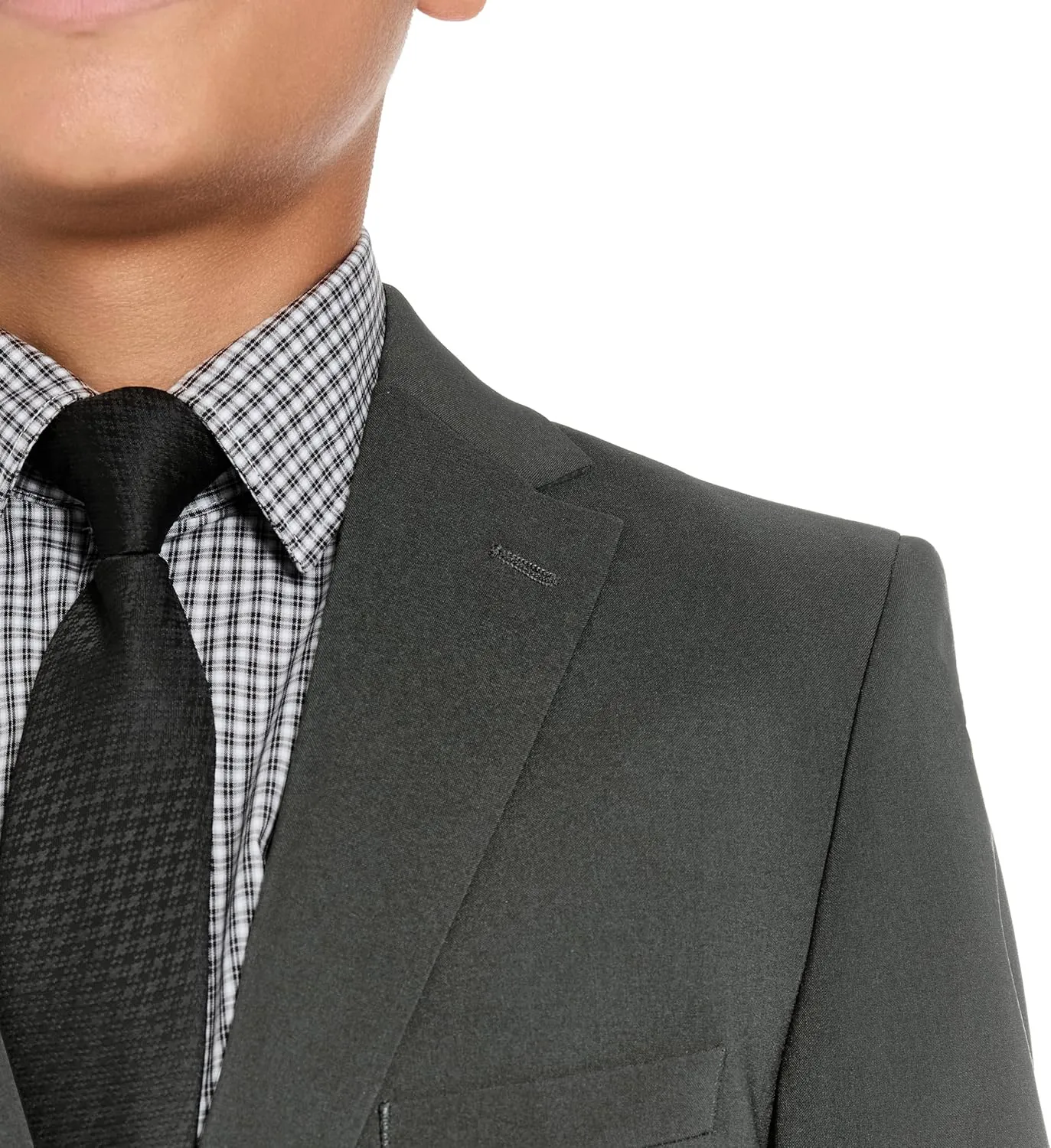 Kenneth Cole REACTION Slim Fit Suit: Formal Jacket & Pants Set for Boys, Sizes 8-20