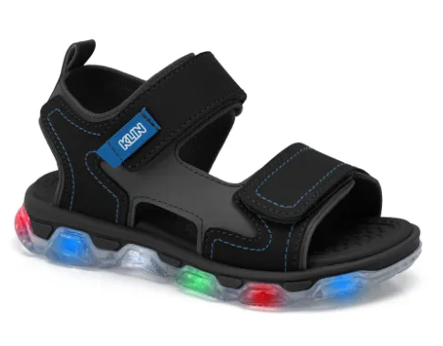 Klin Uni Black Sandal ( PRETO/GRAFITE/CIANO 4 1 )