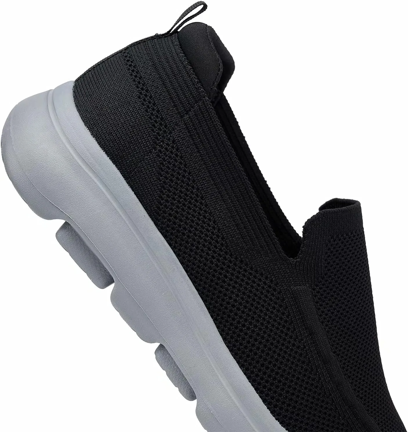 konhill Men's Walking Shoes Slip on Loafers- Mesh Casual Tennis Sneaker Breathable Shoes