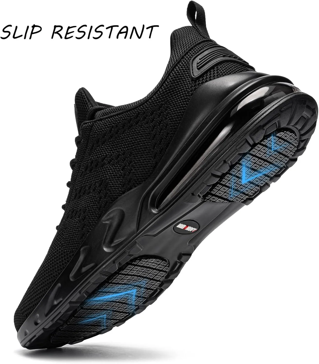 LARNMERN Mens Non Slip Work Shoes Slip On Water Resistant Walking Sneakers Zapatos Trabajo Waterproof Food Service Chef Kitchen