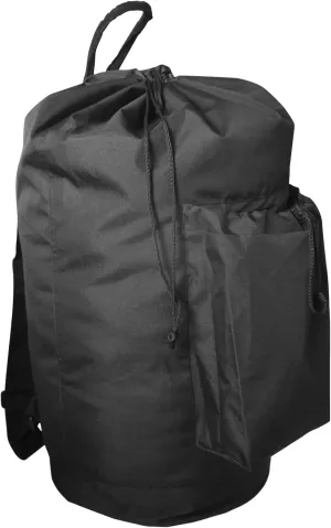 Laundry Bag Backpack for College Dorm, Extra Large Travel Laundry Bags, Easy Carry Dirty Clothes Hamper Bag with Shoulder Straps, College Dorm Room Essentials (Black)