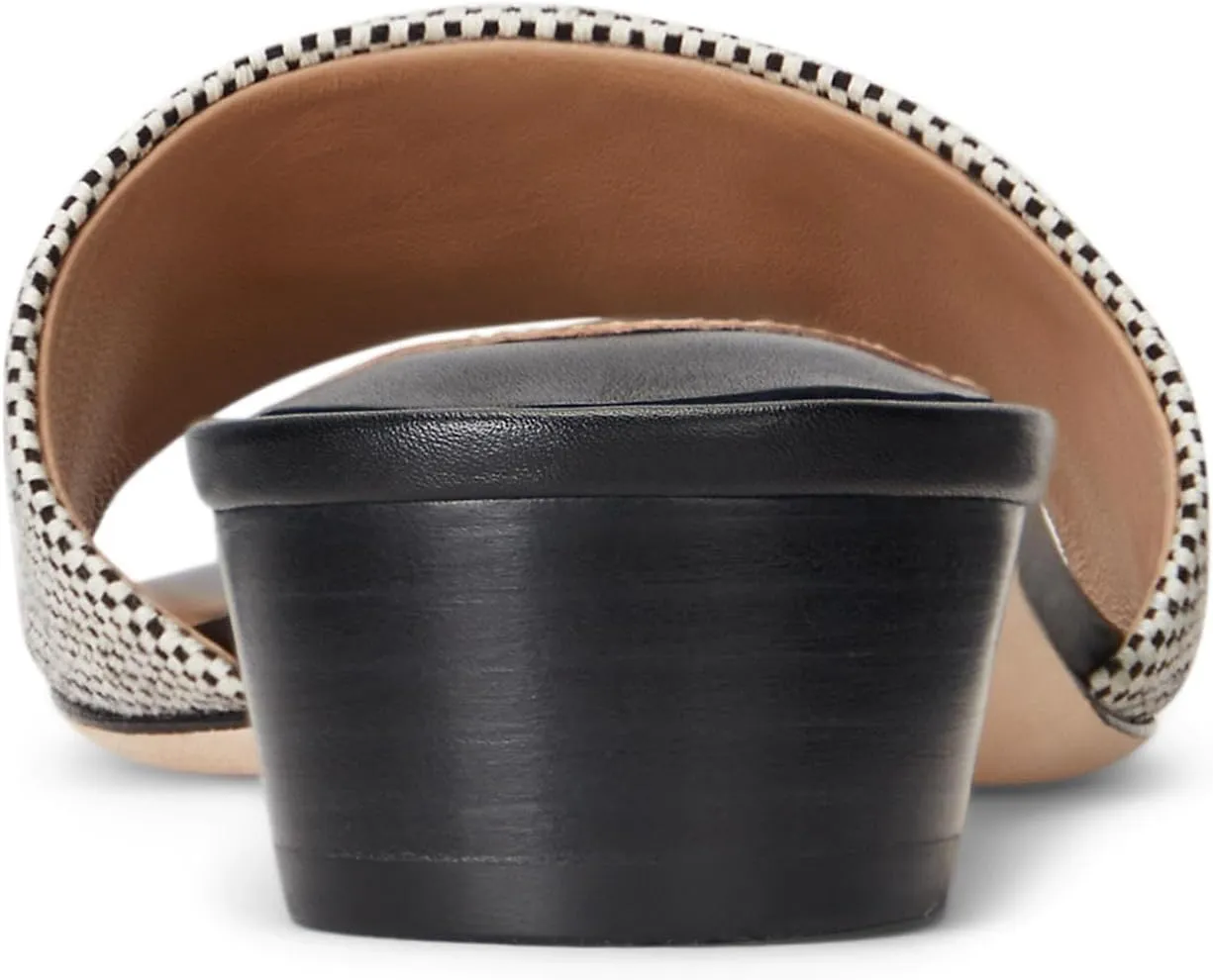 Lauren Ralph Lauren Women's Fay Canvas & Leather Sandal