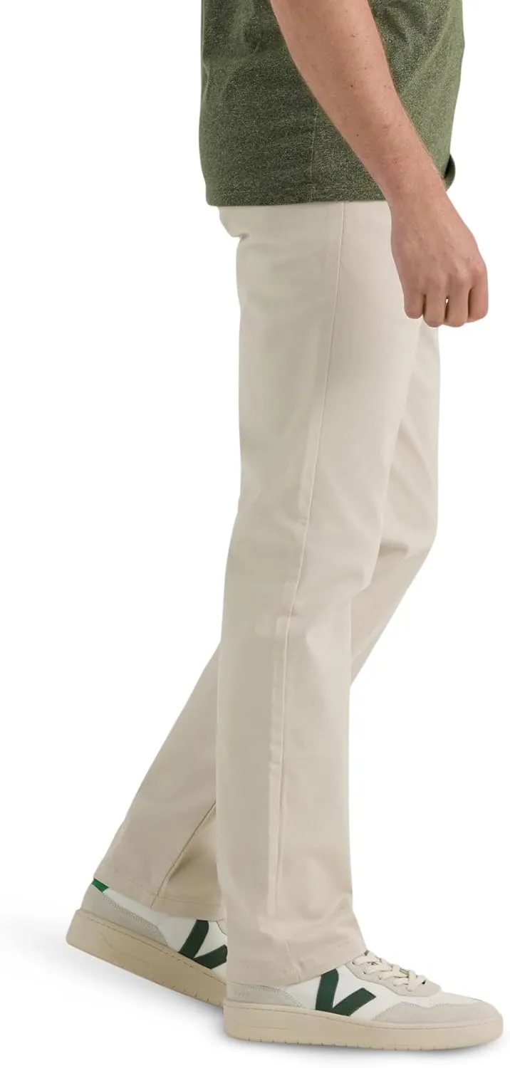 Lee Men's Flat Front Slim Straight Pant