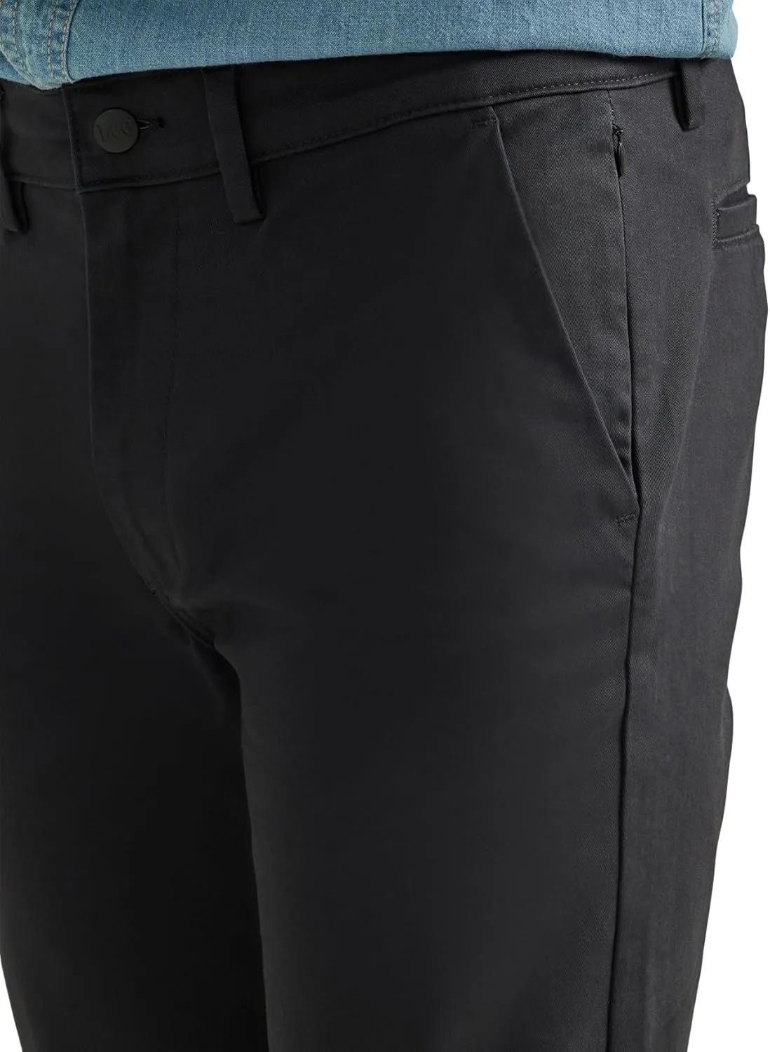 Lee Men's Flat Front Slim Straight Pant