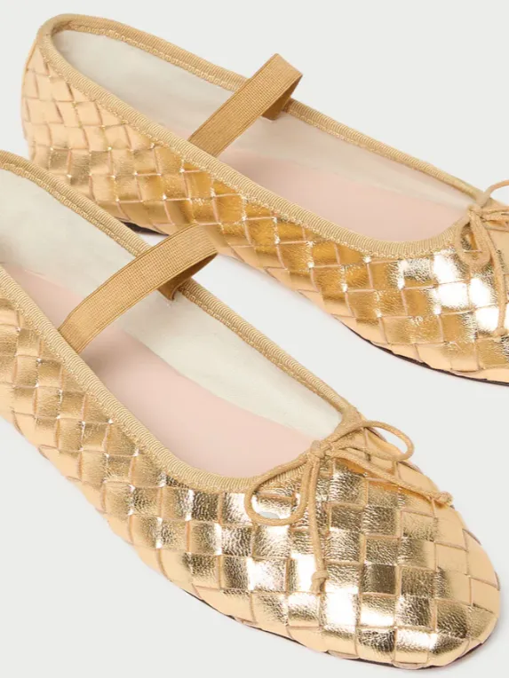 Leonie Soft Ballet Flat - Gold