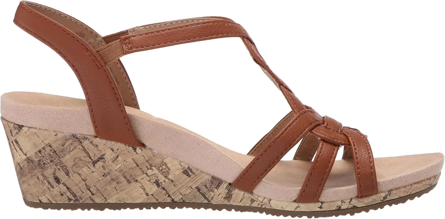 LifeStride Women's Monaco 2 Strappy Wedge Sandals