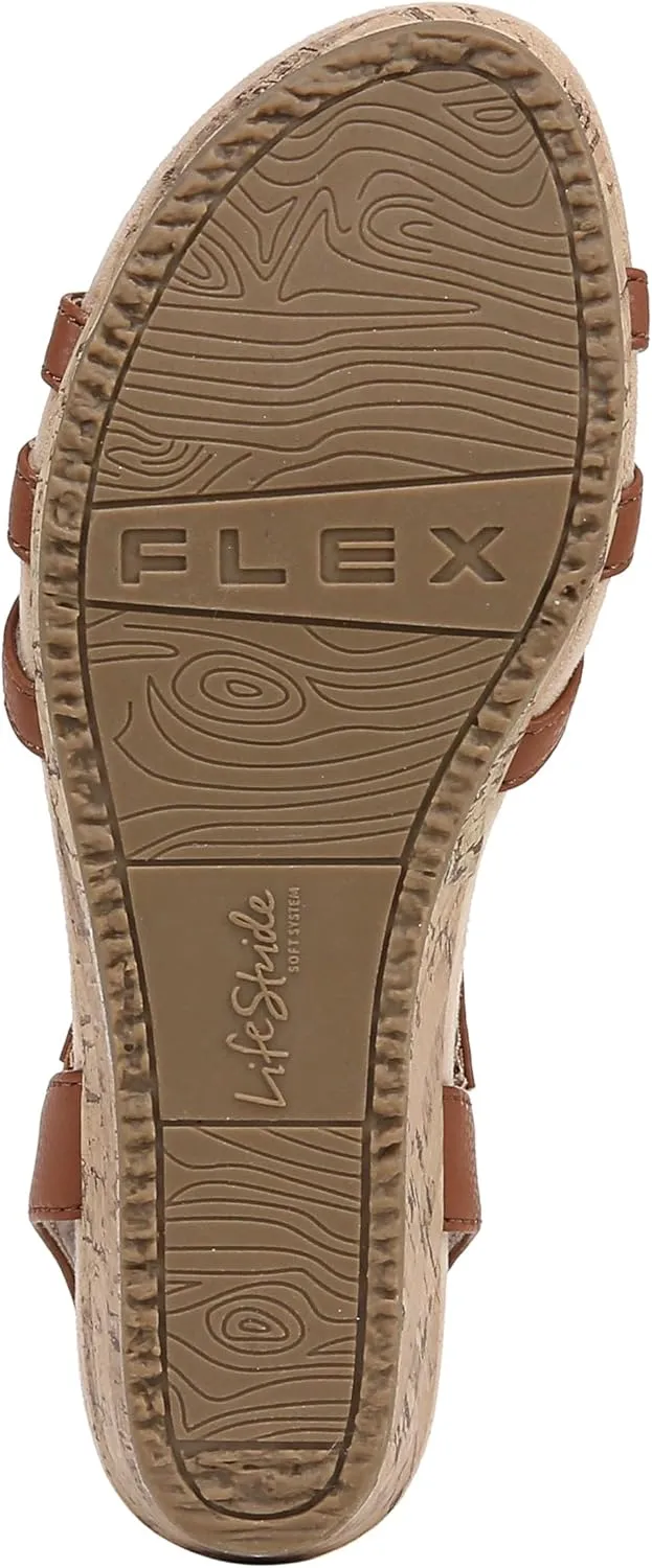 LifeStride Women's Monaco 2 Strappy Wedge Sandals
