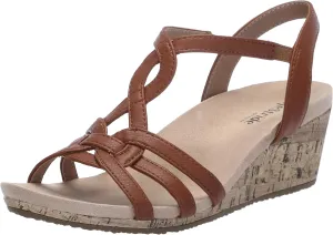 LifeStride Women's Monaco 2 Strappy Wedge Sandals