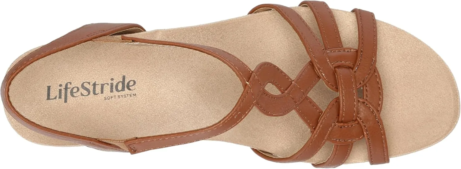 LifeStride Women's Monaco 2 Strappy Wedge Sandals