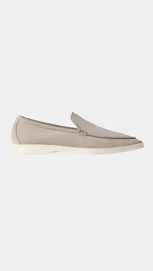 Light Luxury Loafer Gray Shoes Discounted Built-in features