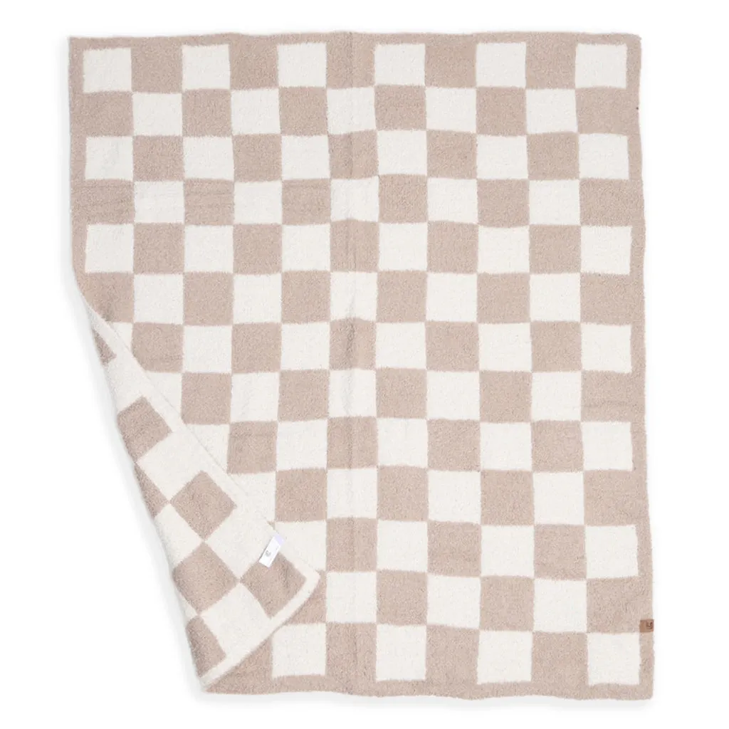 Lincoln Checkered Fuzzy Blanket