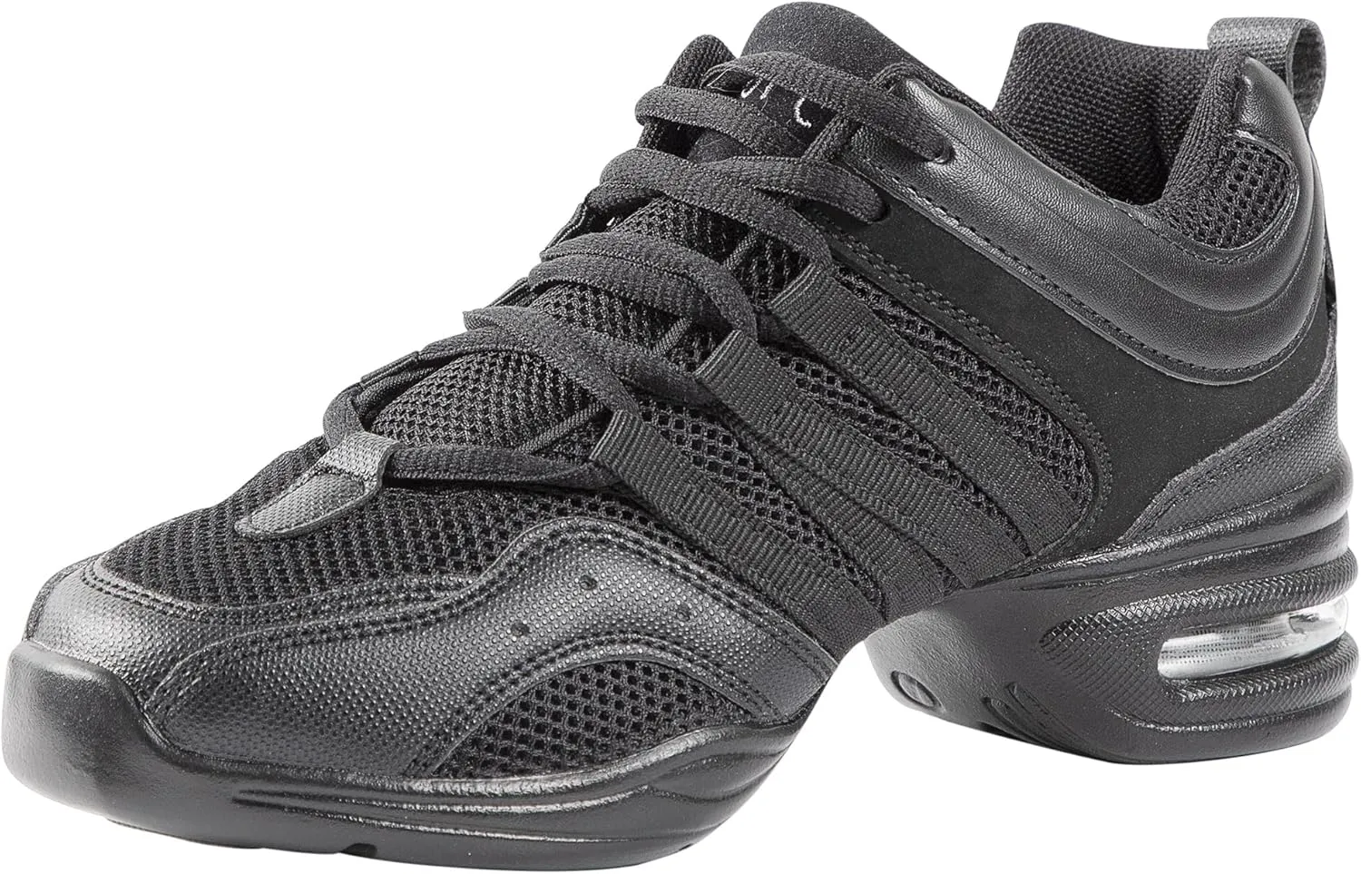 Linodes Women's Jazz Dance Sneaker with Breathable Upper, Split Sole and Air Cushion Dance Multifunctional Walking Shoes Anti-Slip