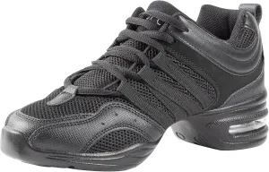 Linodes Women's Jazz Dance Sneaker with Breathable Upper, Split Sole and Air Cushion Dance Multifunctional Walking Shoes Anti-Slip