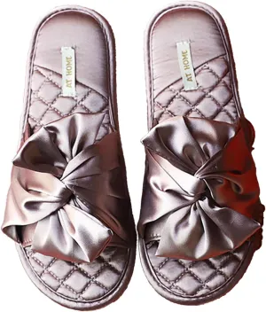 Loizziuy Bow Knot Slippers for Women: New Summer Stylish Red Silk Design for Weddings Anti-slip and Ideal for Home Use
