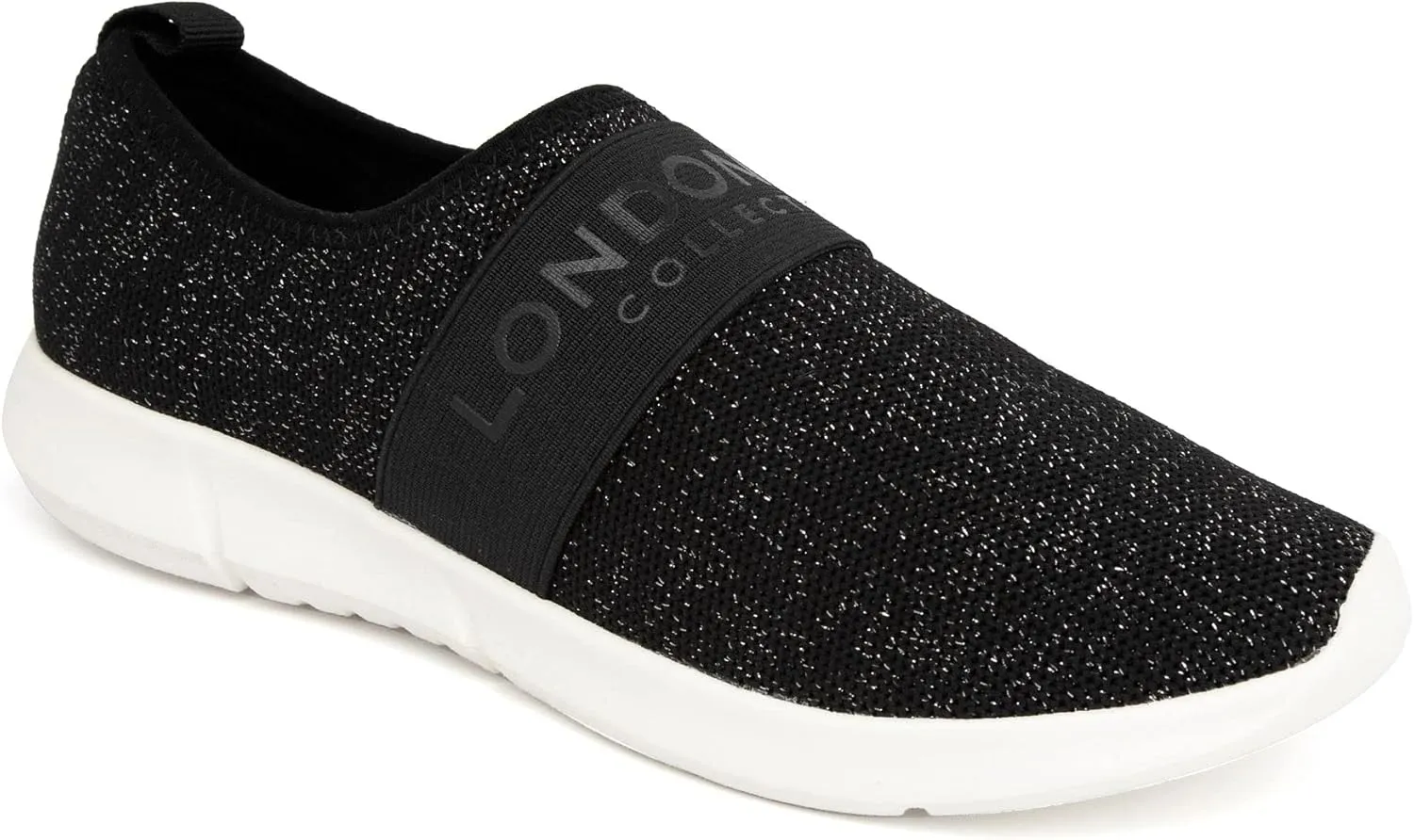 LONDON FOG Womens Kissia Womens Fashion Slip-On Sneaker Jogger Comfort Running Shoes