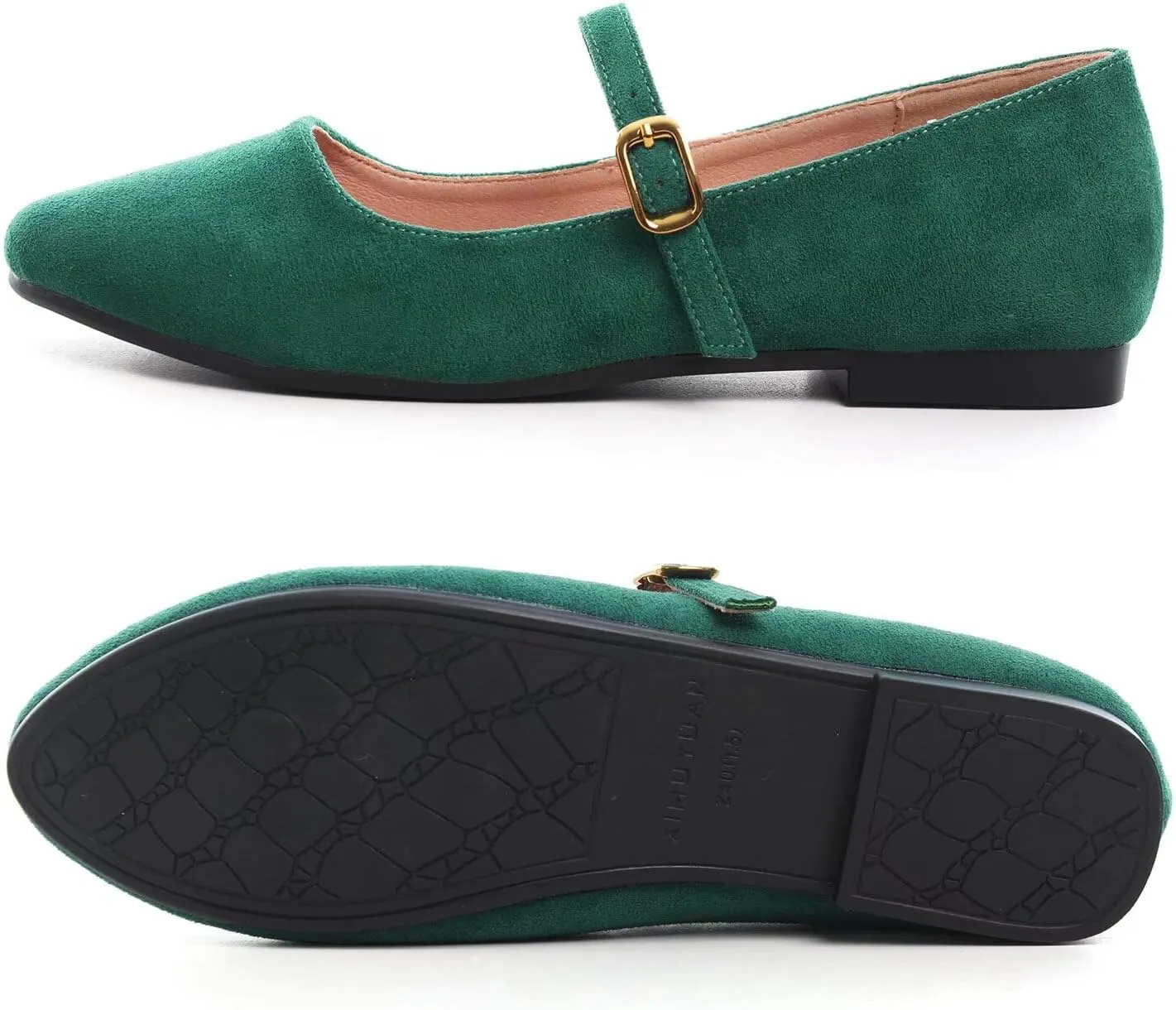 LUXINYU Women's Slip on Flats,Classy Round Toe Solid Classic Mary Jane Ballet Dance Shoes Soft Comfortable PU Flat Shoes