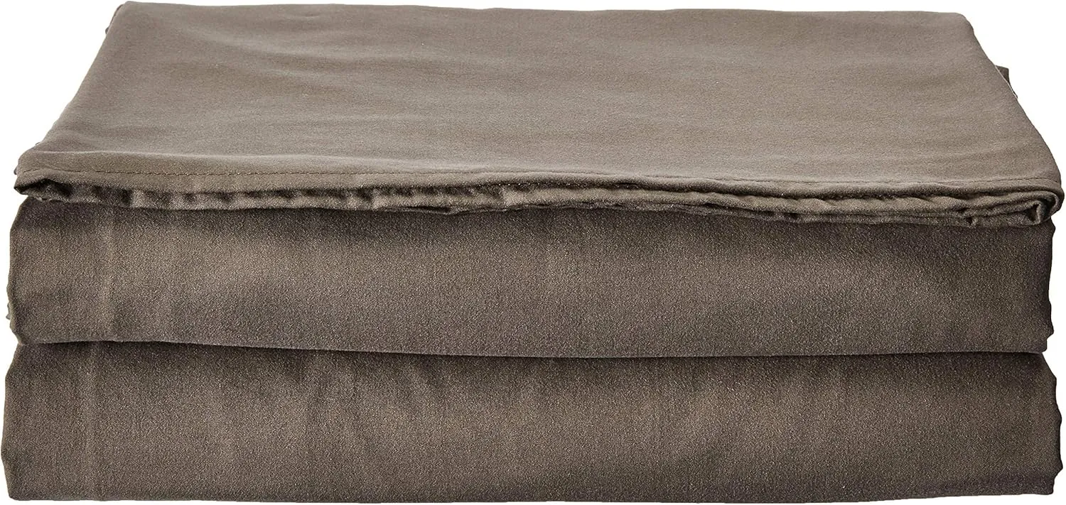 Luxury Flat Sheet on Amazon Elegant Comfort Wrinkle-Free 1500 Premier Hotel Quality 1-Piece Flat Sheet, Queen Size, Grey