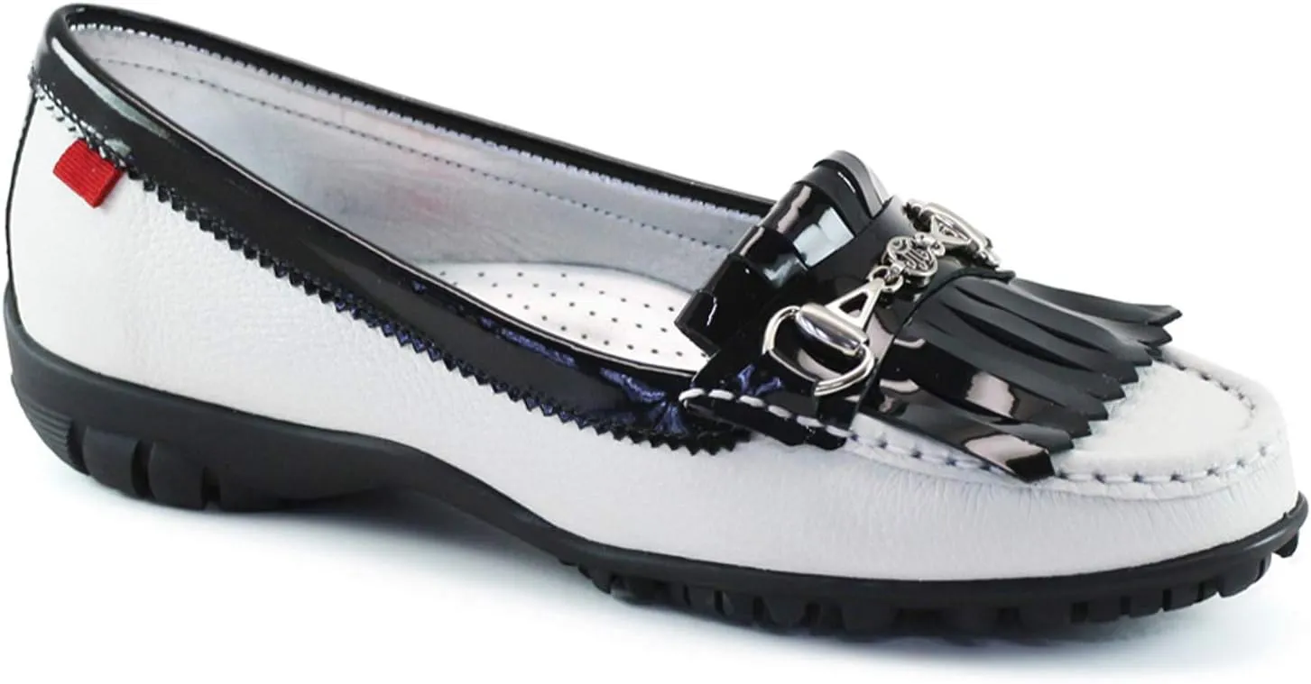 Marc Joseph New York Women's Golf Leather Made in Brazil Lexington Performance Fashion Shoe Moccasin